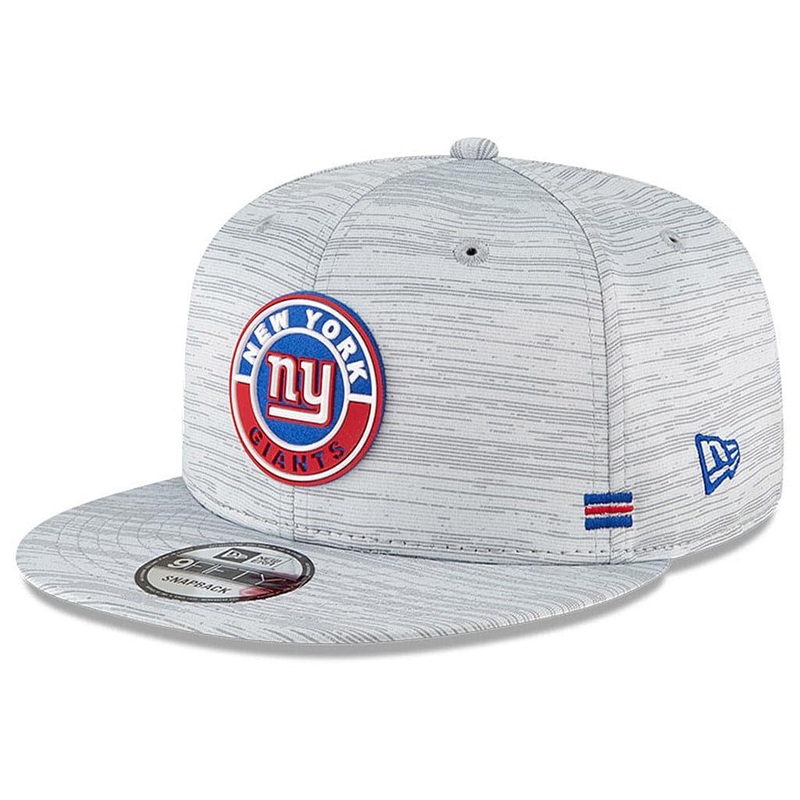 New York Giants New Era NFL 2020 Sideline 9FIFTY Snapback Hat – Grey