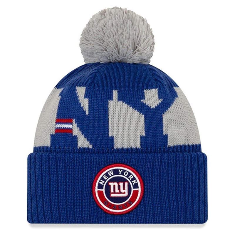 New York Giants New Era NFL 2020 Team Colour Sideline Knit Beanie