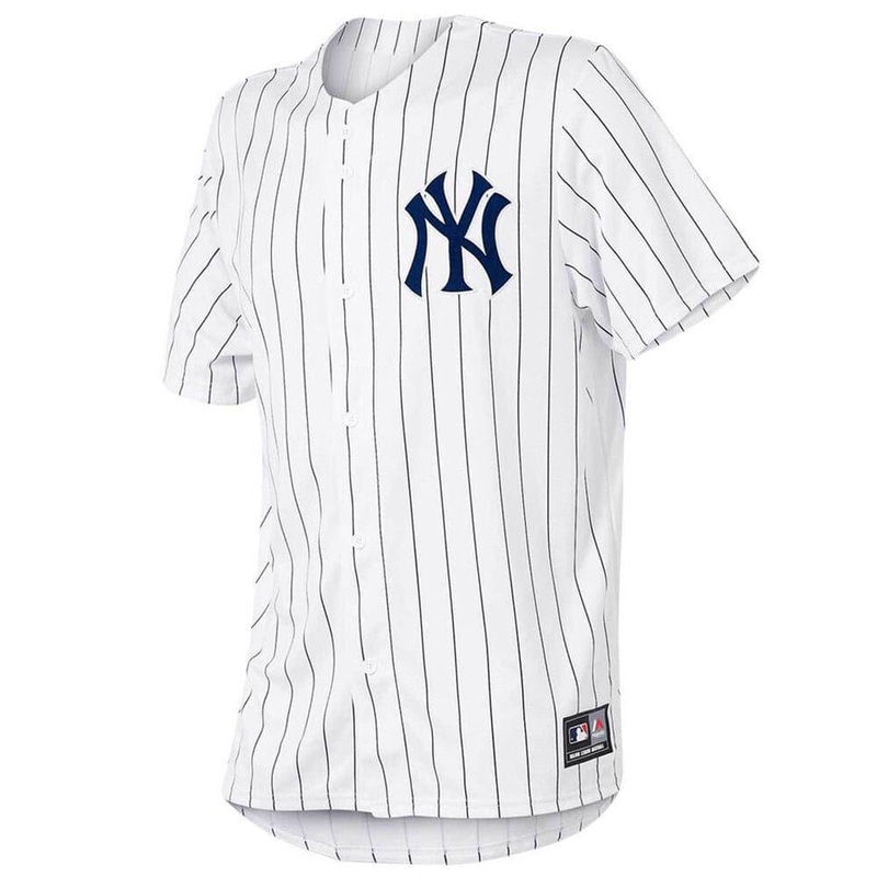 New York Yankees Majestic MLB Fan Replica Jersey – White