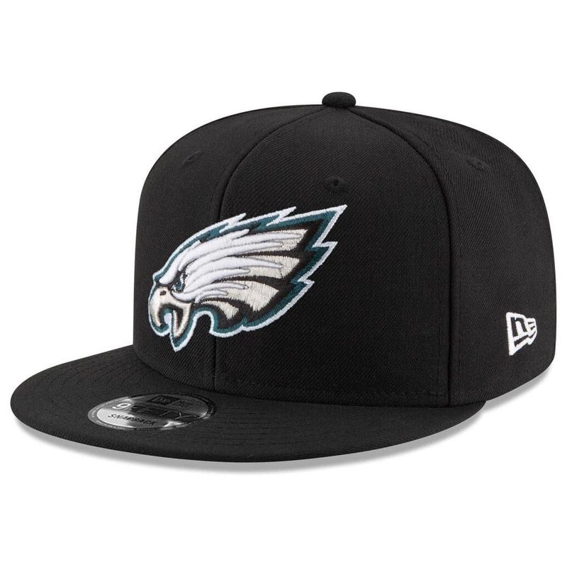 Philadelphia Eagles New Era NFL Team Grey UV 9FIFTY Snapback Hat – Black