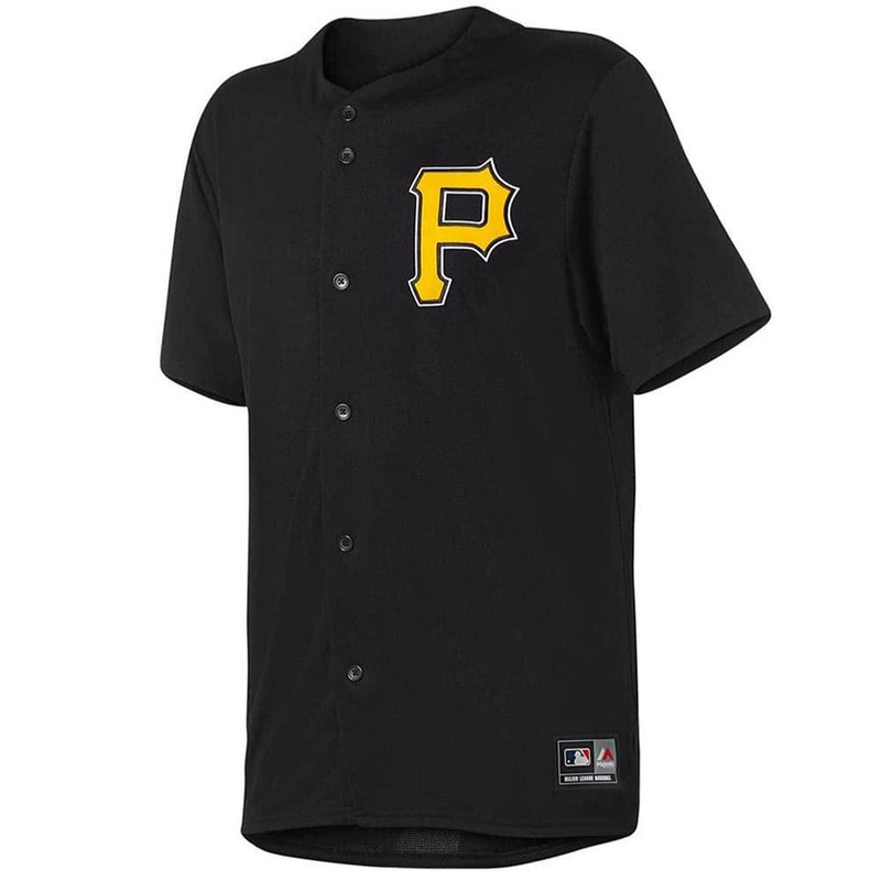 Pittsburgh Pirates Majestic MLB Fan Replica Jersey – Black