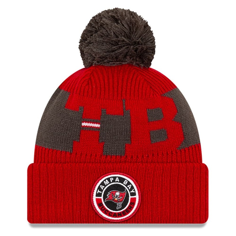 Tampa Bay Buccaneers New Era NFL 2020 Team Colour Sideline Knit Beanie