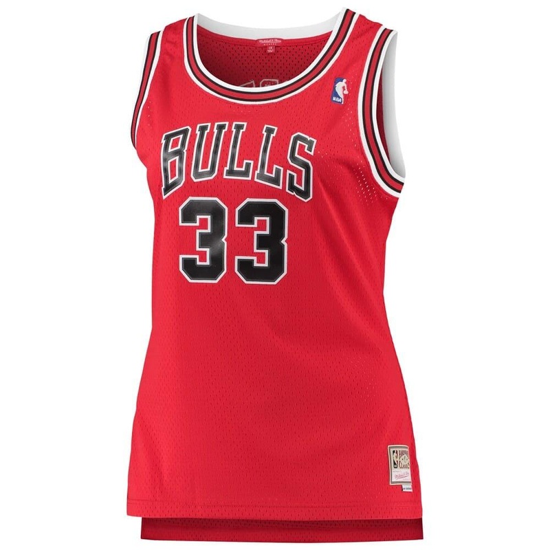 Womens Scottie Pippen Chicago Bulls Mitchell & Ness NBA Swingman Jersey – Red