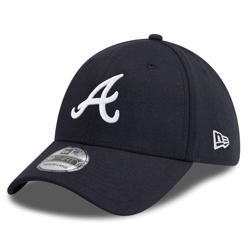 Atlanta Braves New Era MLB Team 39THIRTY Stretch-Fit Hat – Navy