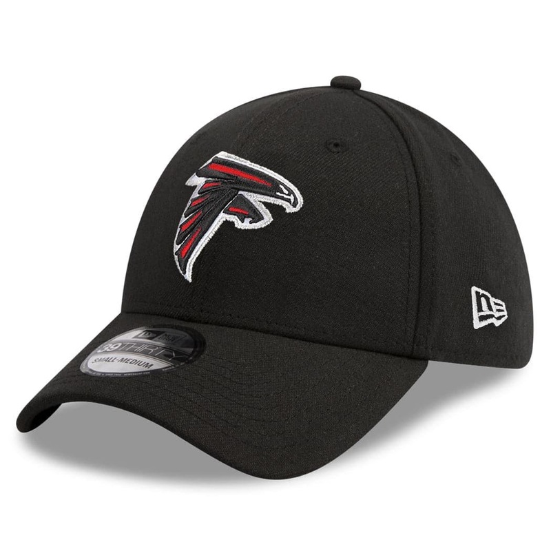 Atlanta Falcons New Era NFL Team 39THIRTY Flex Fit Curve Hat – Black
