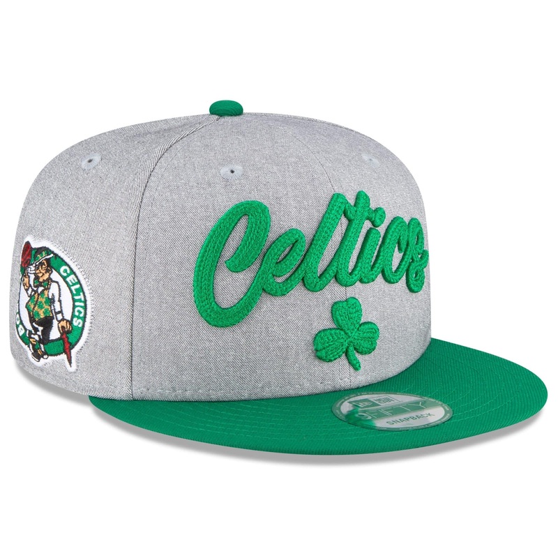 Boston Celtics New Era 2020 NBA Draft 9FIFTY Snapback Hat – Heather Grey