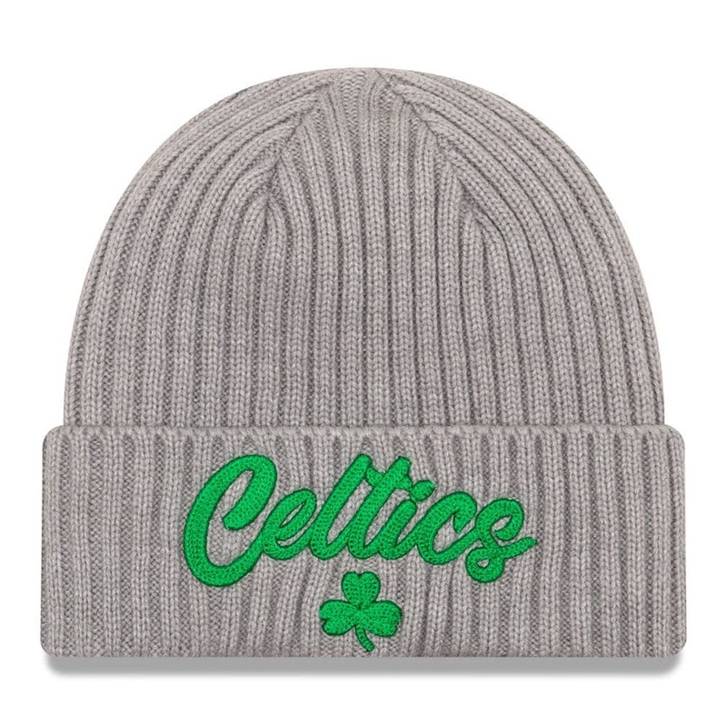 Boston Celtics New Era 2020 NBA Draft Knit Beanie – Heather Grey