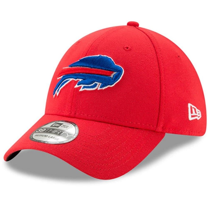 Buffalo Bills New Era NFL Team 39THIRTY Flex Fit Curve Hat – Red