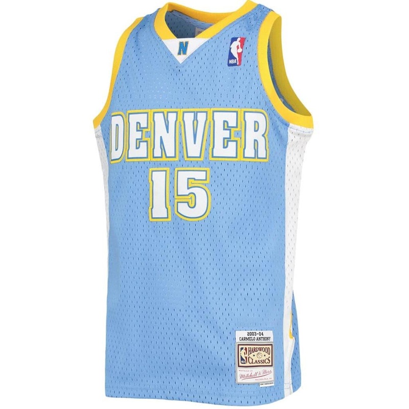 Carmelo Anthony Denver Nuggets Mitchell & Ness NBA 03-04 Swingman Jersey – Blue