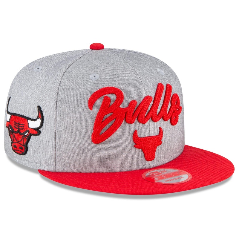 Chicago Bulls New Era 2020 NBA Draft 9FIFTY Snapback Hat – Heather Grey