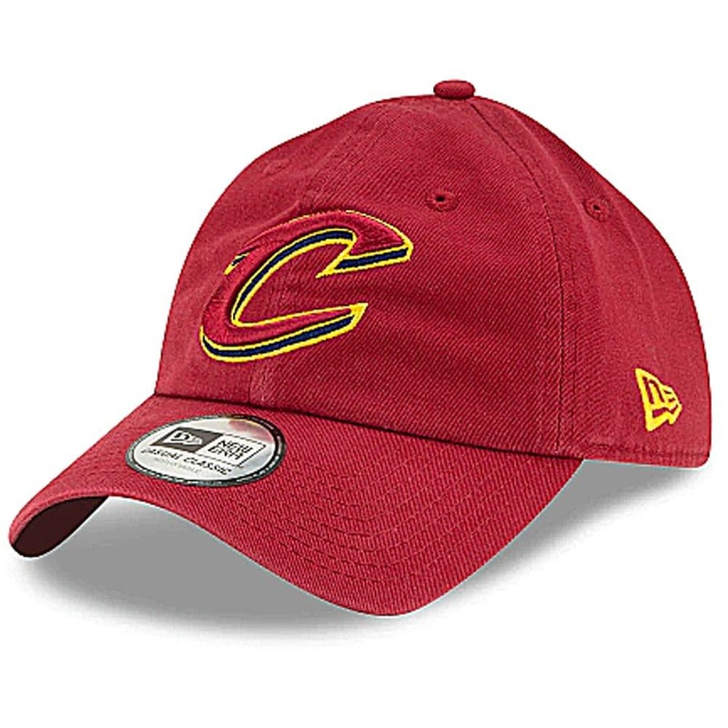 Cleveland Cavaliers New Era NBA Team Casual Classic Curve Hat – Cardinal