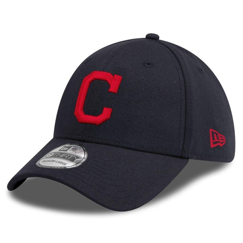 Cleveland Indians New Era MLB Team 39THIRTY Stretch-Fit Hat – Navy