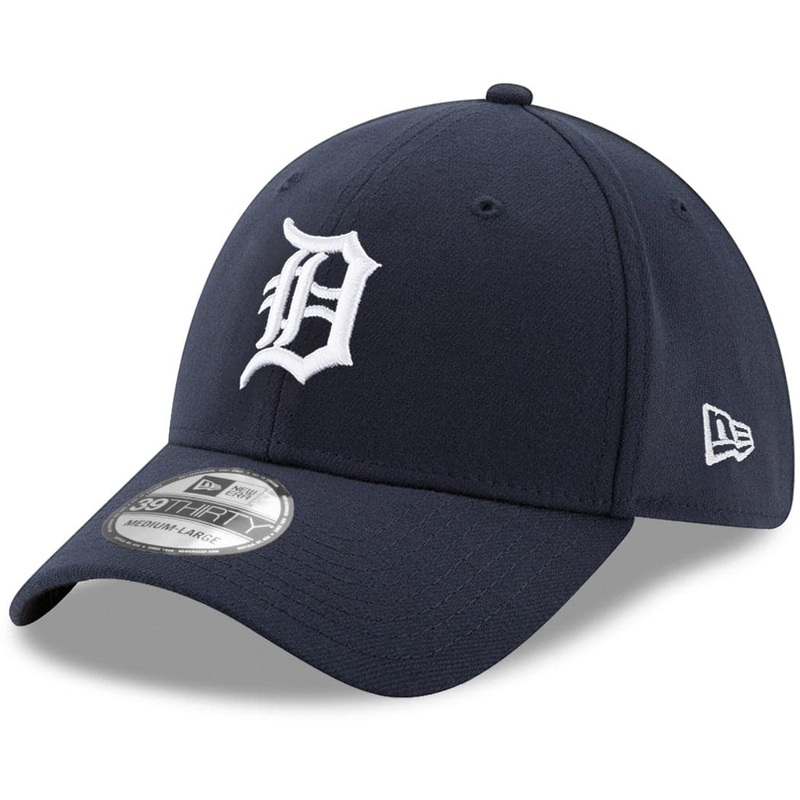 Detroit Tigers New Era MLB Team 39THIRTY Stretch-Fit Hat – Navy