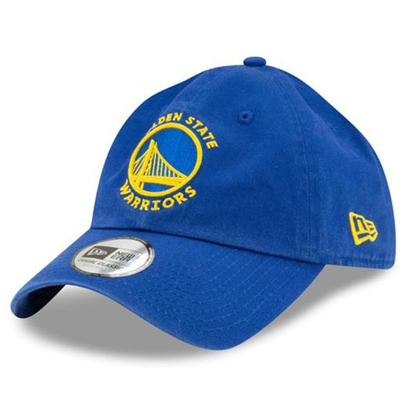 Golden State Warriors New Era NBA Team Casual Classic Curve Hat – Blue