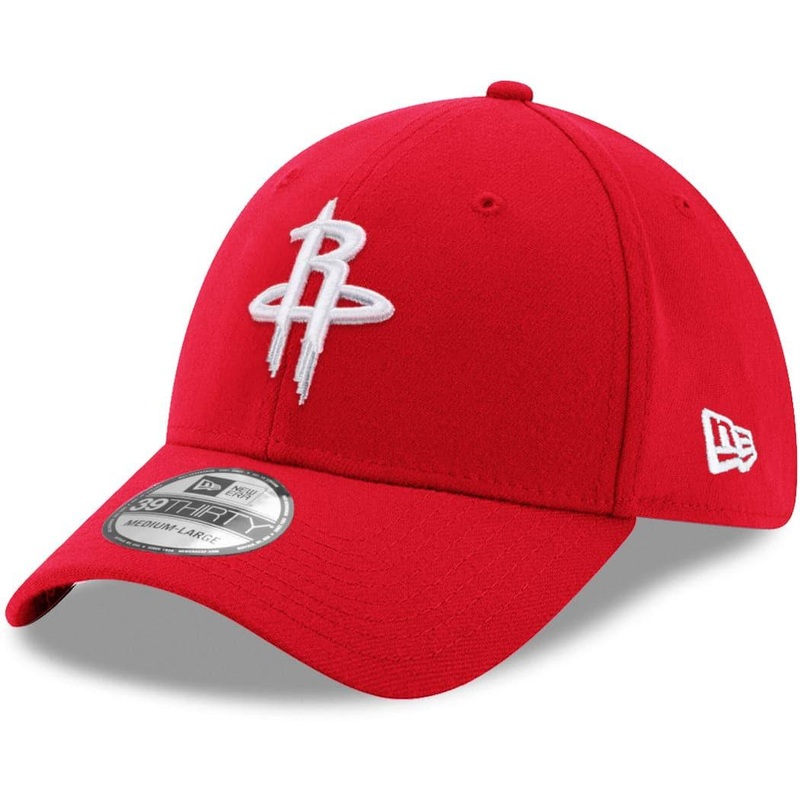 Houston Rockets New Era NBA Team 39THIRTY Flex Fit Curve Hat – Red