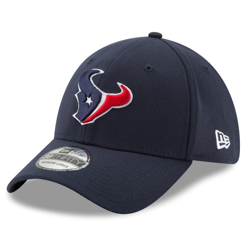 Houston Texans New Era NFL Team 39THIRTY Flex Fit Curve Hat – Navy