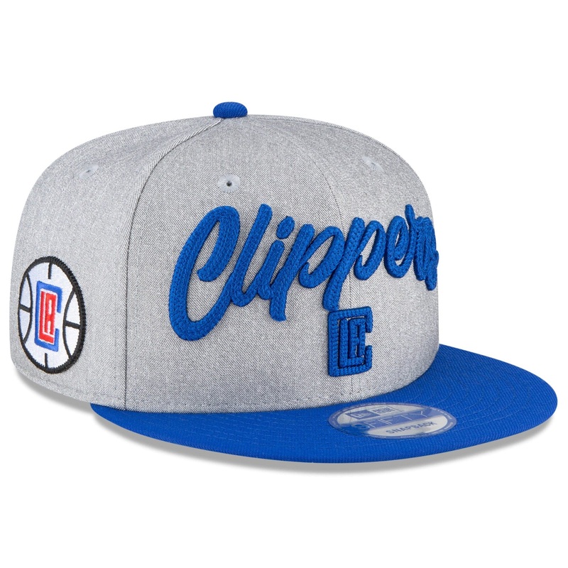 Los Angeles Clippers New Era 2020 NBA Draft 9FIFTY Snapback Hat – Heather Grey