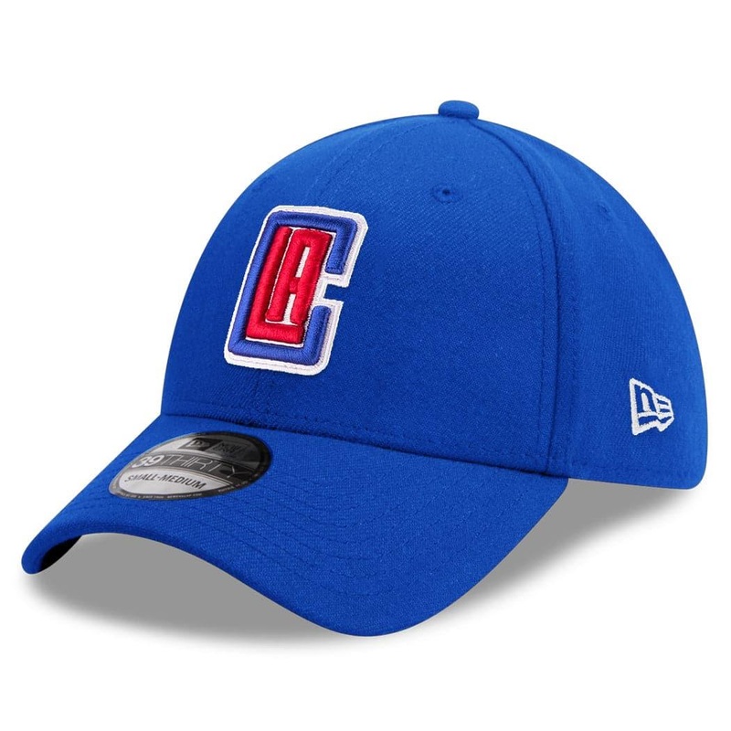 Los Angeles Clippers New Era NBA Team 39THIRTY Flex Fit Curve Hat – Blue