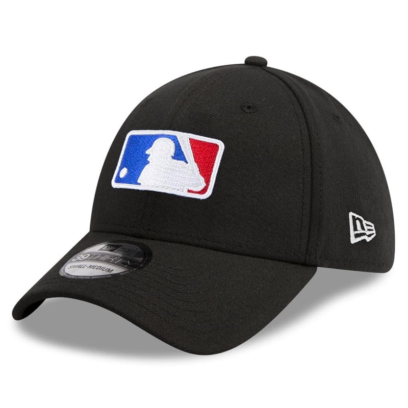 MLB Batterman Logo New Era 39THIRTY Stretch-Fit Hat – Black