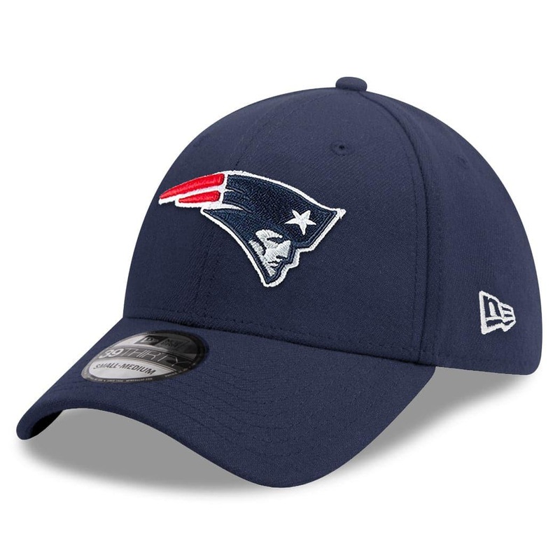 New England Patriots New Era NFL Team 39THIRTY Stretch-Fit Hat – Navy