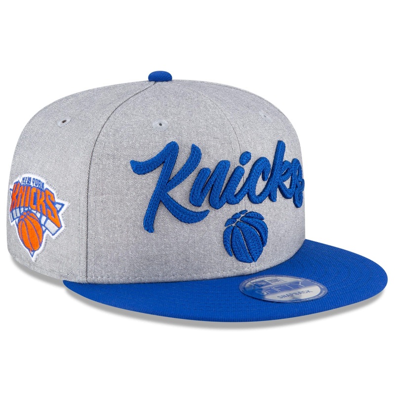 New York Knicks New Era 2020 NBA Draft 9FIFTY Snapback Hat – Heather Grey