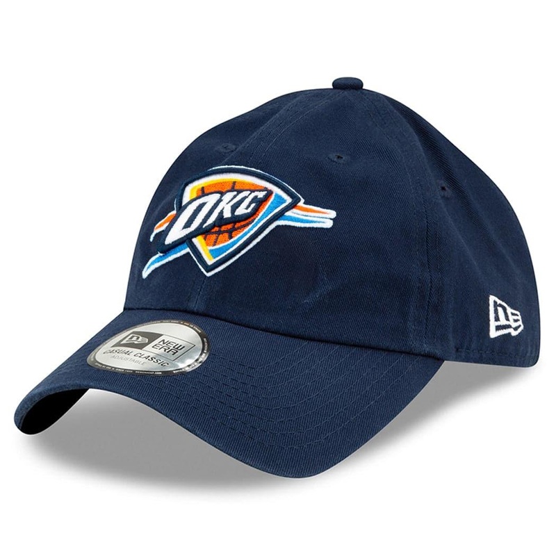 Oklahoma City Thunder New Era NBA Team Casual Classic Curve Hat – Navy