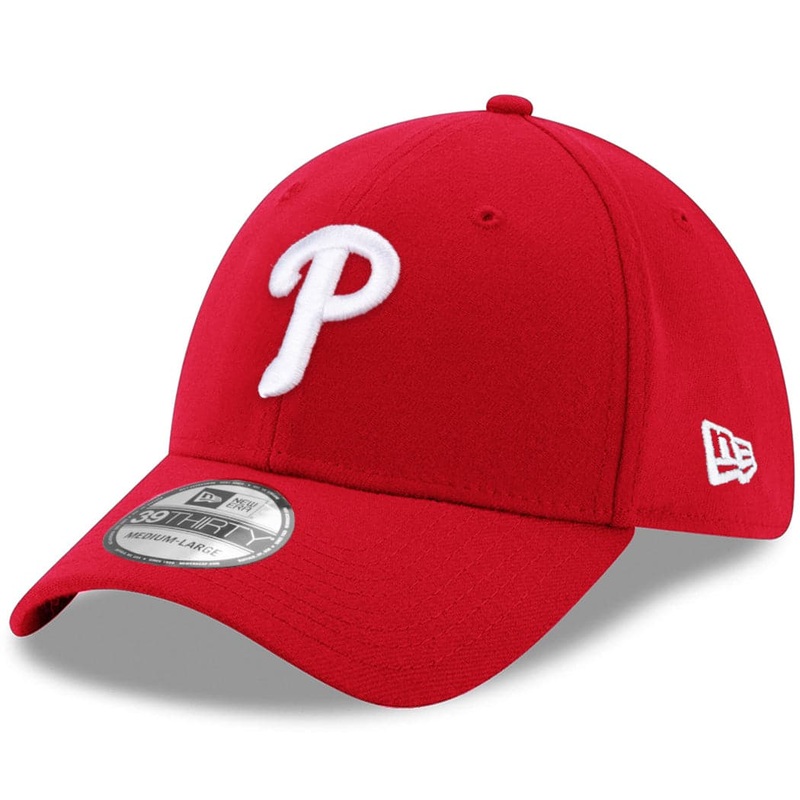 Philadelphia Phillies New Era MLB Team 39THIRTY Stretch-Fit Hat – Red