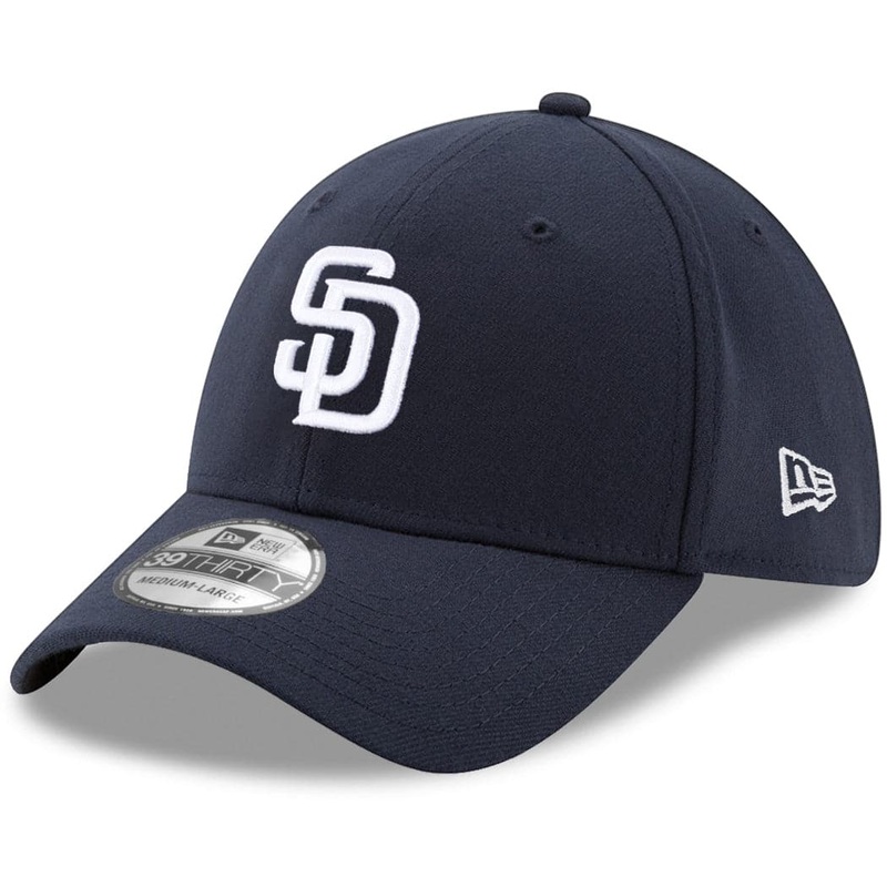 San Diego Padres New Era MLB Team 39THIRTY Stretch-Fit Hat – Navy