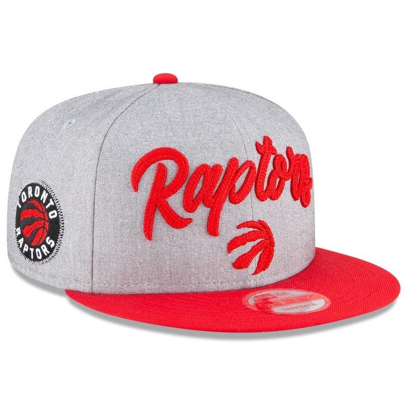 Toronto Raptors New Era 2020 NBA Draft 9FIFTY Snapback Hat – Heather Grey
