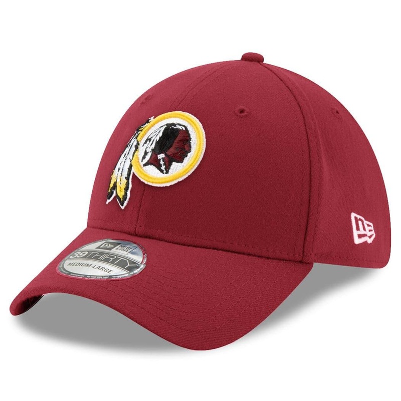 Washington Football Team New Era NFL Team 39THIRTY Flex Fit Curve Hat – Burgundy