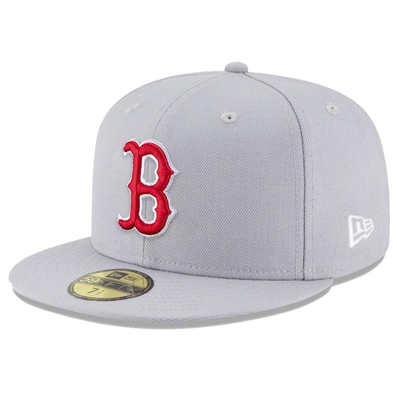 Boston Red Sox New Era MLB Team 59FIFTY Fitted Hat – Grey