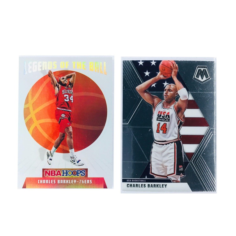Charles Barkley  Philadelphia 76ers / Team USA 19-20 Panini NBA 2 Card Set