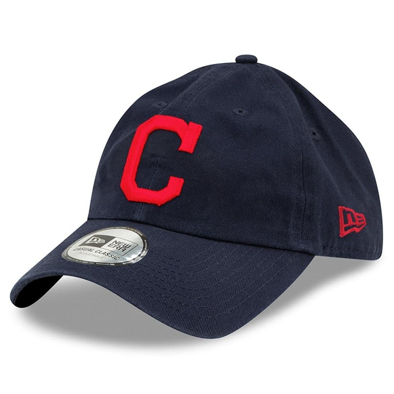 Cleveland Indians New Era MLB Team Casual Classic Curve Hat – Navy