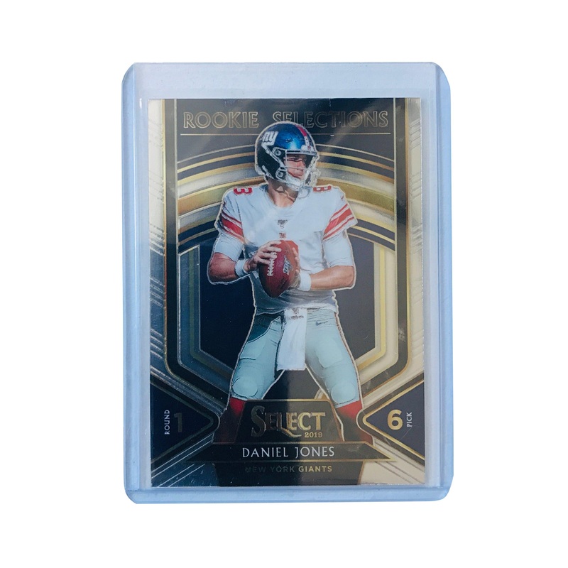 Daniel Jones New York Giants 2019 Panini Select NFL Rookie Selections Card