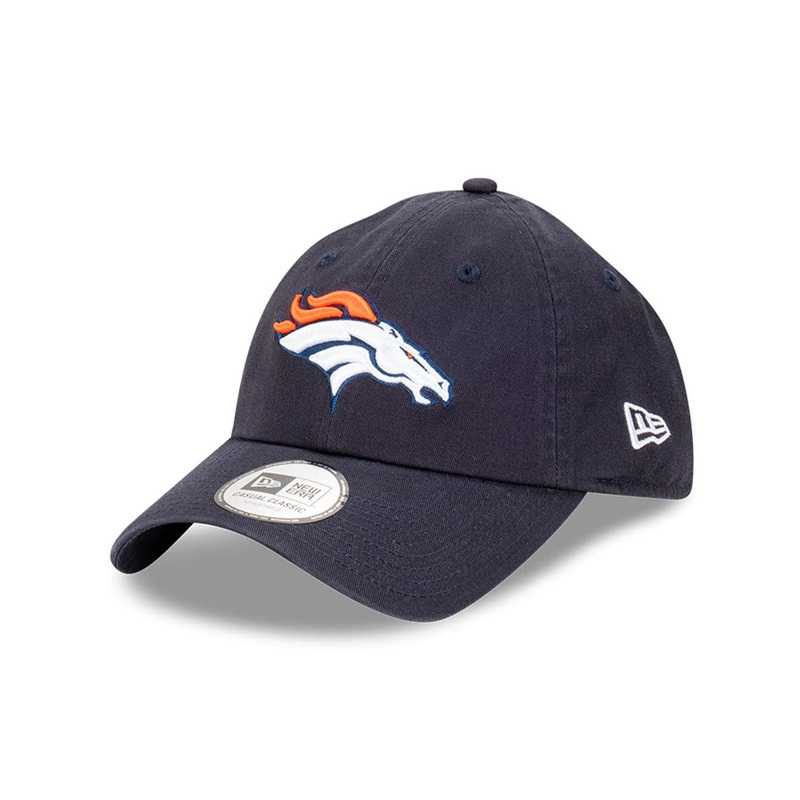 Denver Broncos New Era NFL Team Casual Classic Strapback Hat – Navy