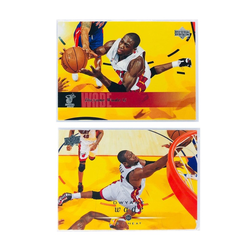 Dwyane Wade Miami Heat Upper Deck NBA 2 Base Card Set