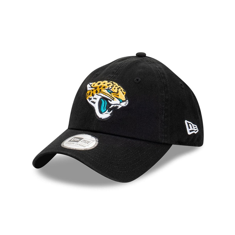 Jacksonville Jaguars New Era NFL Team Casual Classic Strapback Hat – Black