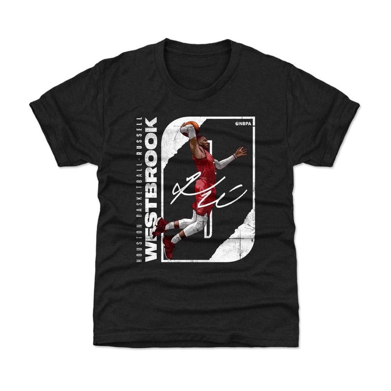 Kids/Youths Russell Westbrook Washington Wizards 500 Level NBA Stretch T-Shirt – Black
