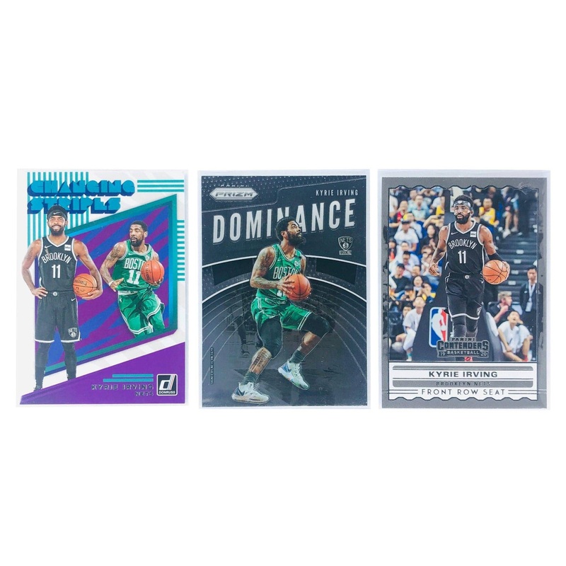 Kyrie Irving Brooklyn Nets 2019-20 Panini NBA 3 Card Set