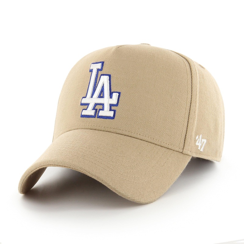 Los Angeles Dodgers 47 MLB Team MVP DT Pinch Curve Snapback Hat – Khaki