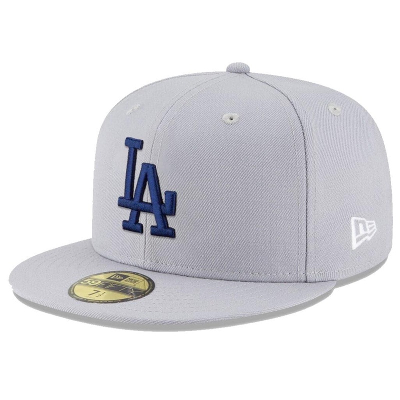 Los Angeles Dodgers New Era MLB Team 59FIFTY Fitted Hat – Grey