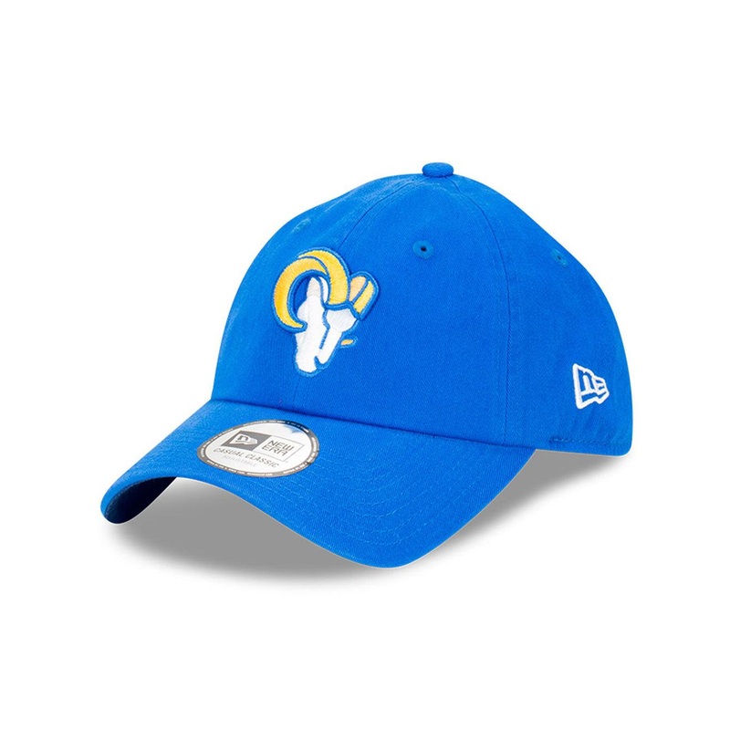 Los Angeles Rams New Era NFL Team Casual Classic Strapback Hat – Blue