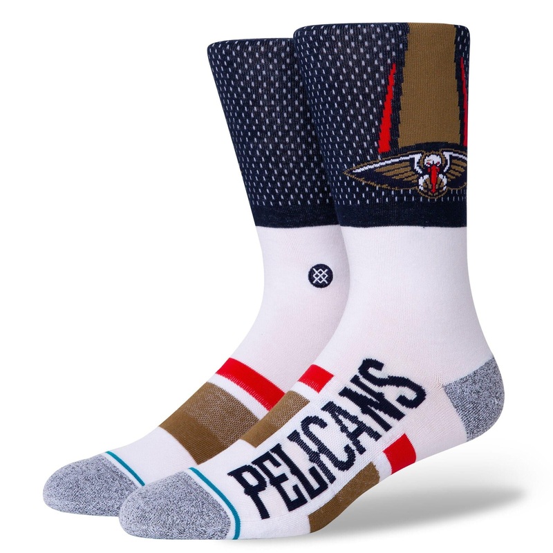 New Orleans Pelicans Stance NBA Shortcut 2 Crew Socks – Navy