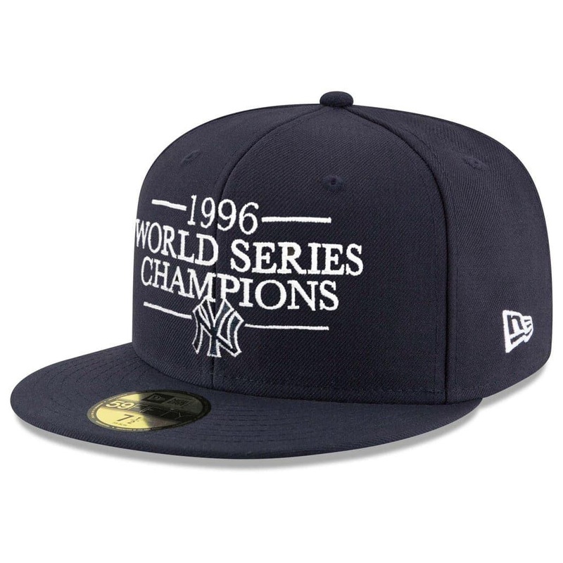 New York Yankees New Era MLB 1996 World Champions 59FIFTY Fitted Hat – Navy