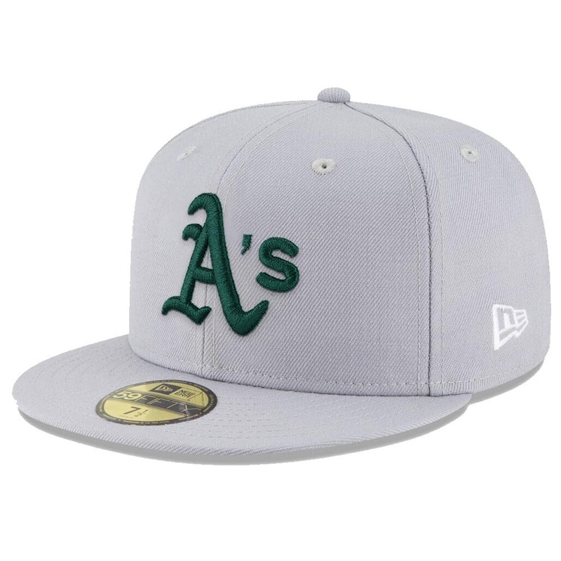 Oakland Athletics New Era MLB Team 59FIFTY Fitted Hat – Grey