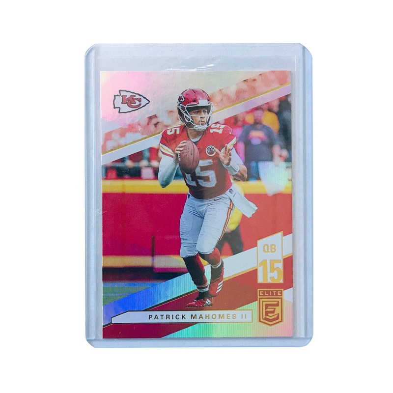 Patrick Mahomes Kansas City Chiefs 2019 Panini Elite NFL Holo Card