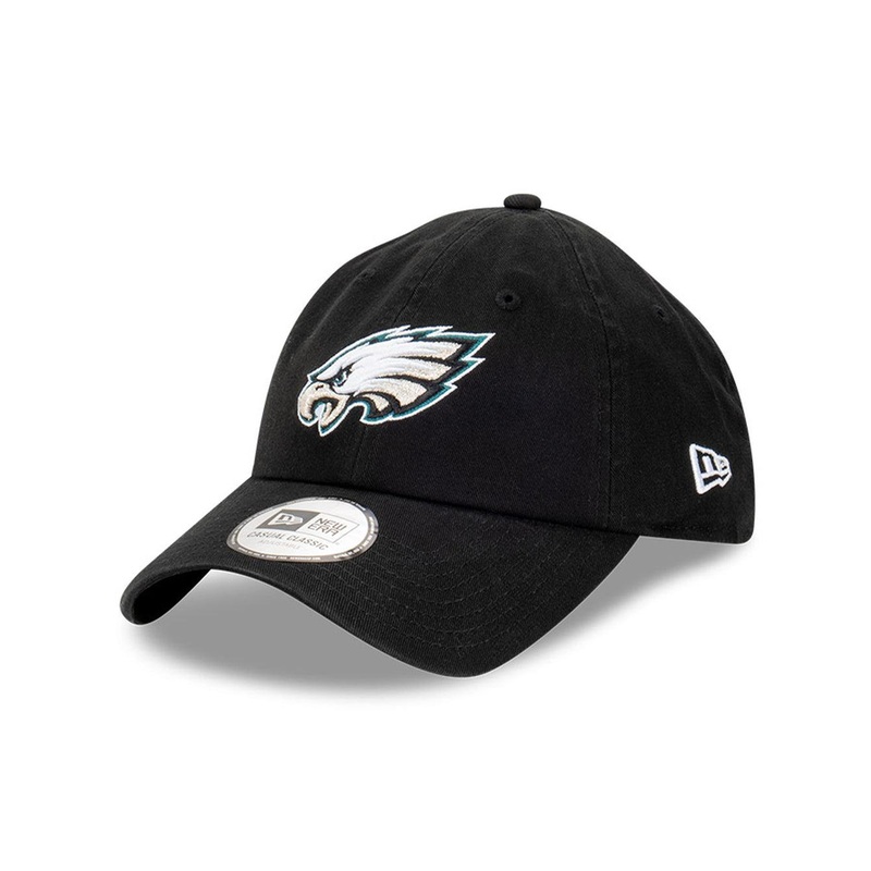 Philadelphia Eagles New Era NFL Team Casual Classic Strapback Hat – Black