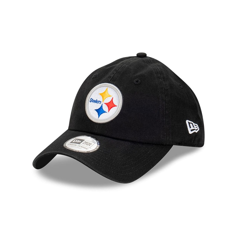 Pittsburgh Steelers New Era NFL Team Casual Classic Strapback Hat – Black