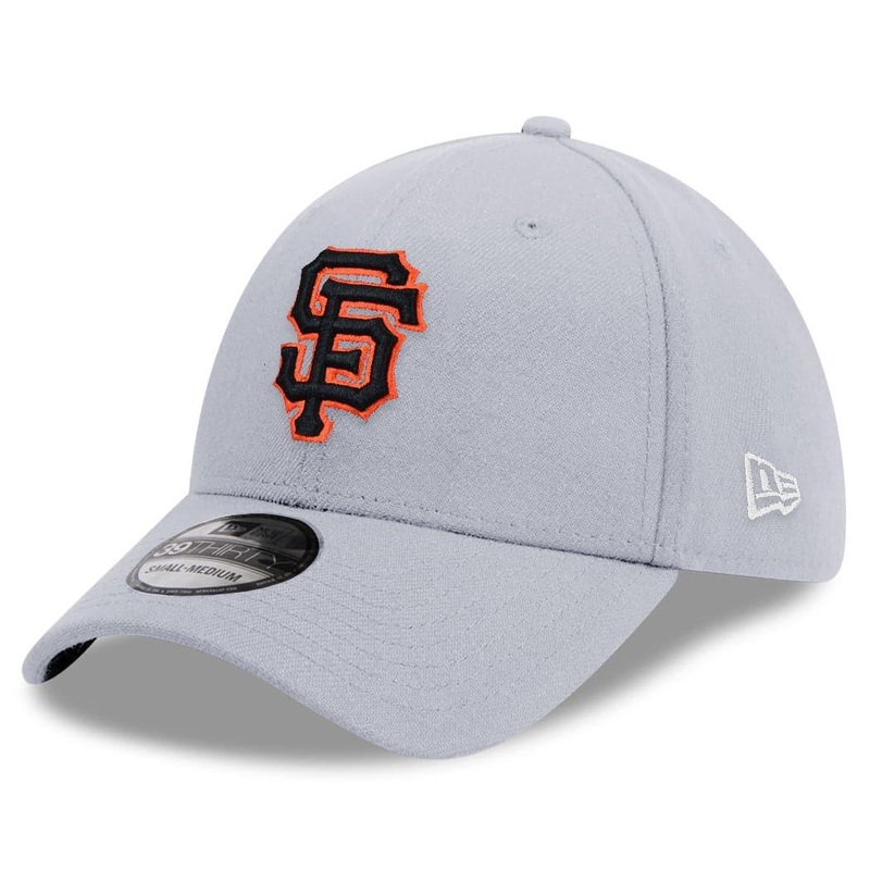 San Francisco Giants New Era MLB Team 39THIRTY Flex Fit Curve Hat – Grey