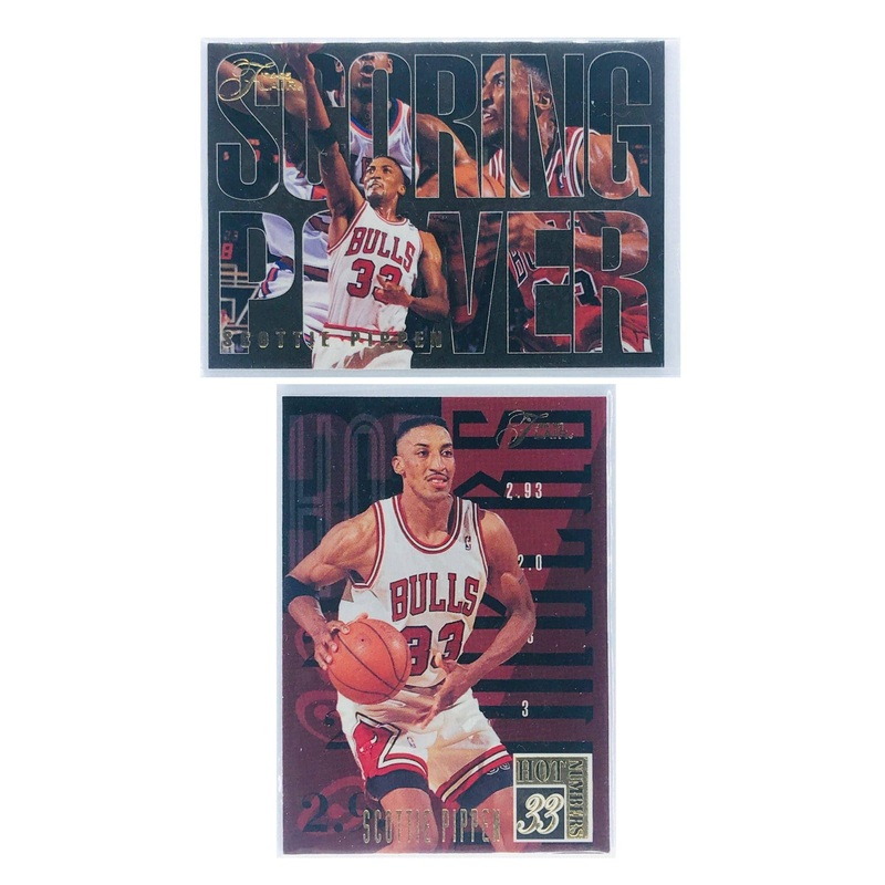 Scottie Pippen Chicago Bulls 1994 Fleer NBA 2 Insert Card Set